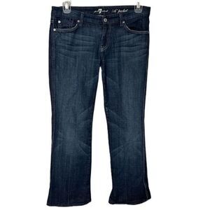 7 for All Mankind Women's A Pocket Bootcut Jeans‎ Blue Size 30